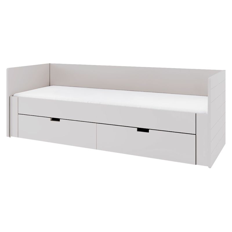 Rozkladacia posteľ 90-180x200 s roštom, kašmír