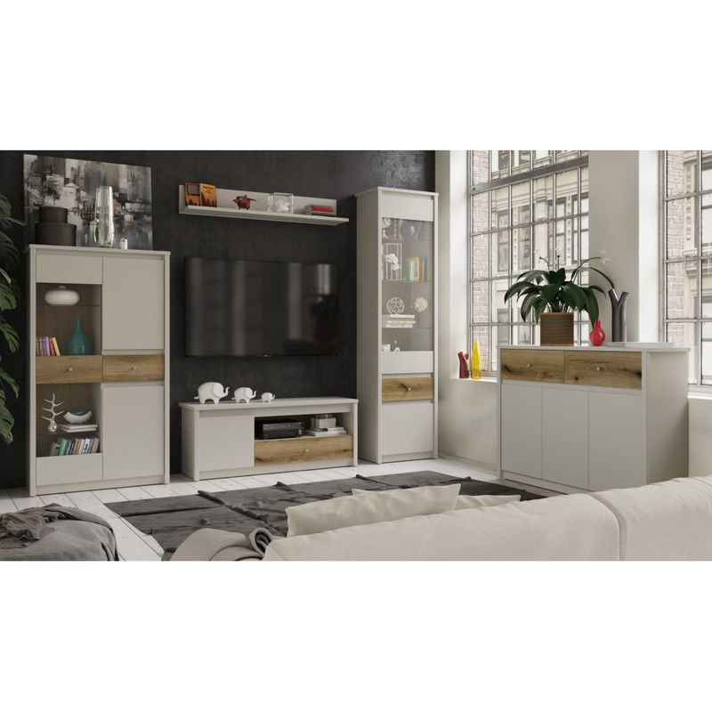 Závesná polica 125 cm, kašmír