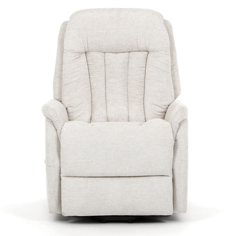 Výklopné, elektrické, polohovacie kreslo, béžová látka