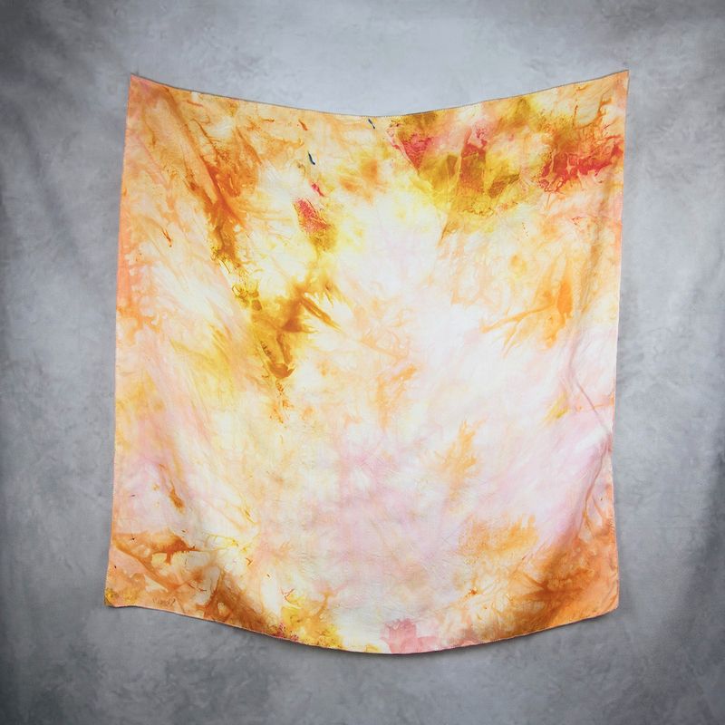 Hodvábna šatka VZOR_41, 85 × 85 cm, Made in Slovakia