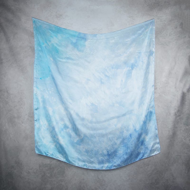 Hodvábna šatka VZOR_44, 90 × 90 cm, Made in Slovakia