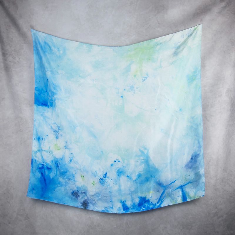 Hodvábna šatka VZOR_58, 85×85 cm, Made in Slovakia