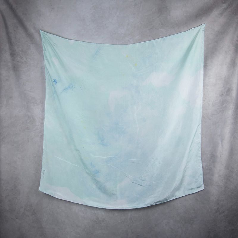 Hodvábna šatka VZOR_60, 85×85 cm, Made in Slovakia