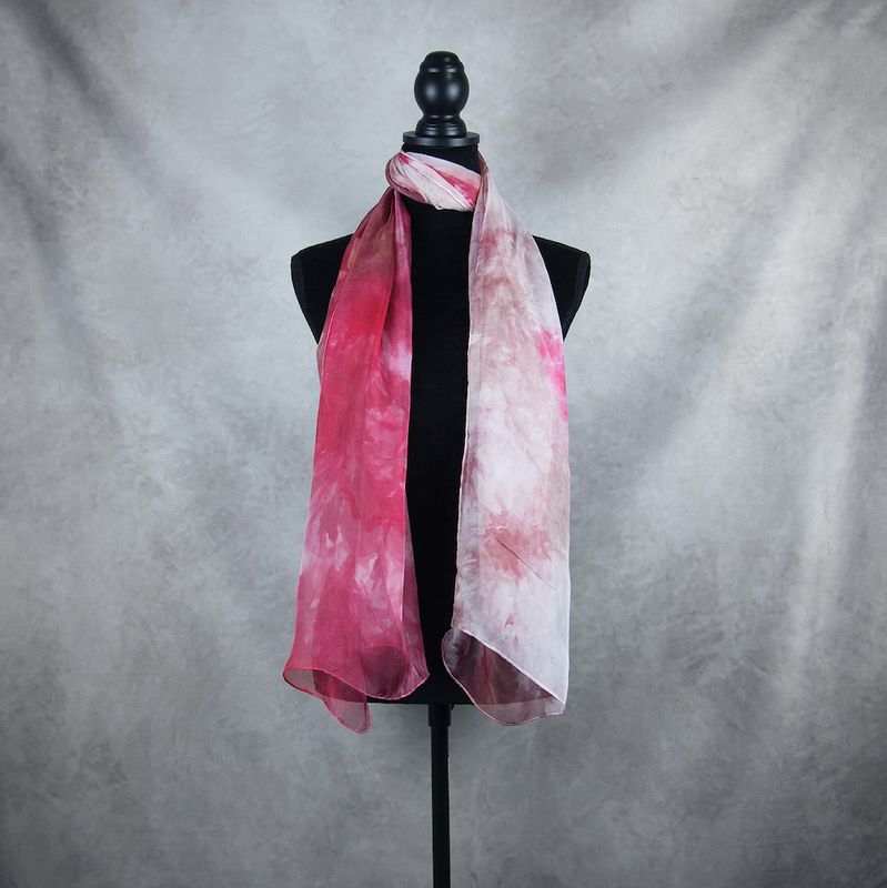 Luxusný hodvábny šál LIMITED_059 zo 100 % prírodného hodvábu, 180 x 110cm
