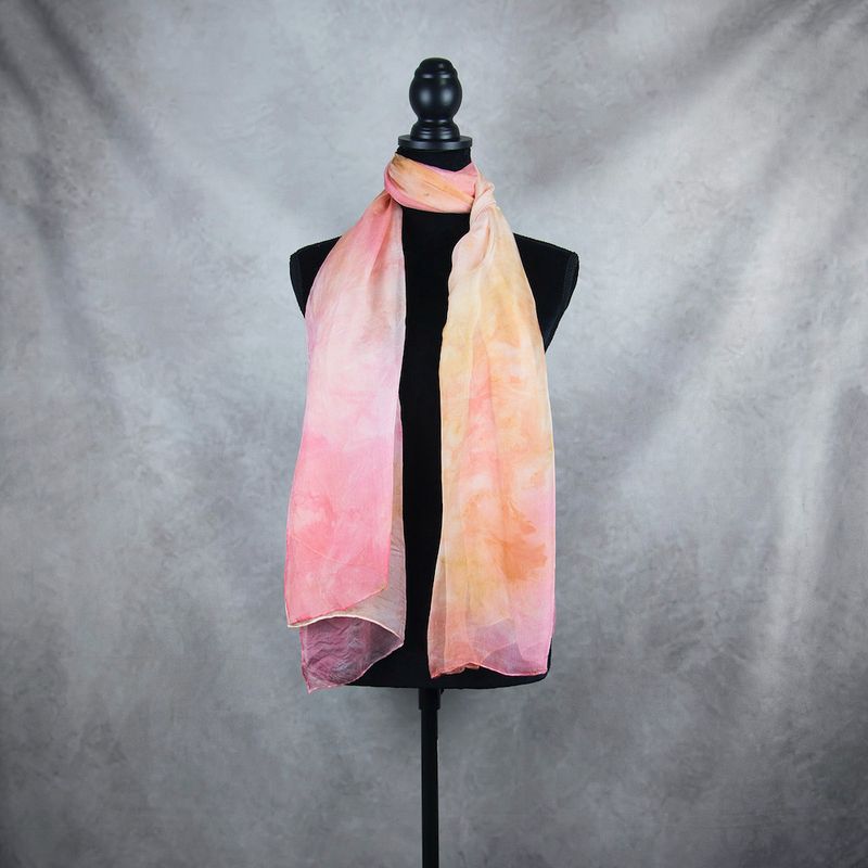 Luxusný hodvábny šál LIMITED_062 zo 100 % prírodného hodvábu, 180 x 110cm