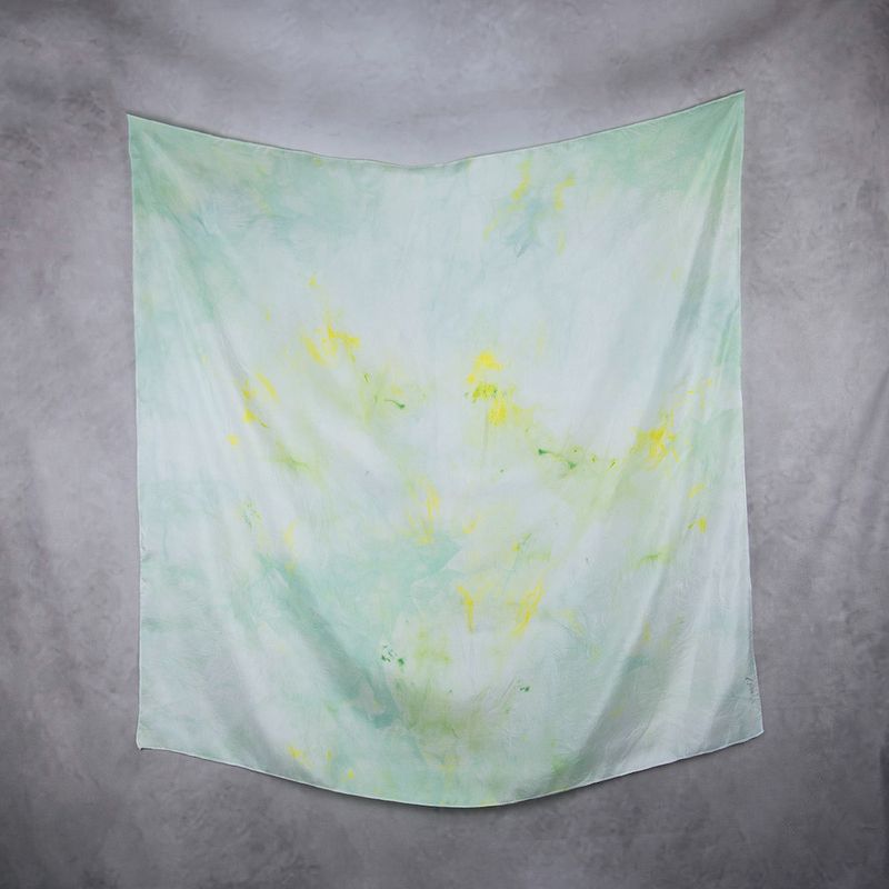 Hodvábna šatka VZOR_78, 90×90cm, Made in Slovakia