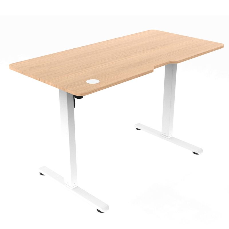 Ergonomický stôl s reguláciou výšky 120x60, melamín, dub