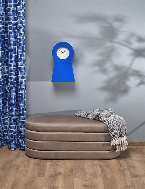Elegantná taburetka s úložným priestorom 110 cm, béžový zamat