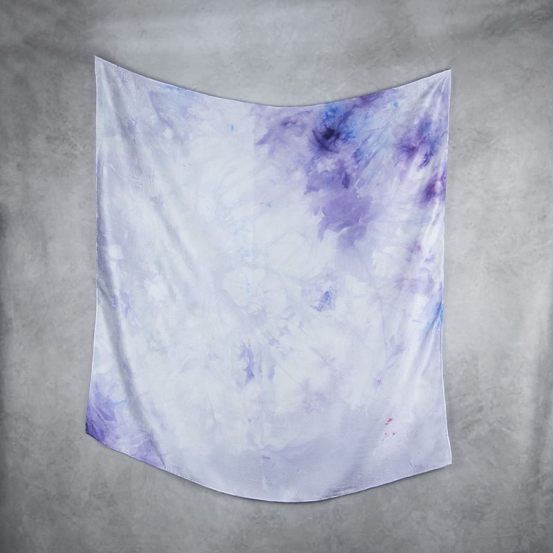 Luxusná hodvábna šatka LIMITED_327 – 100 % prírodný hodváb, 90 × 90 cm