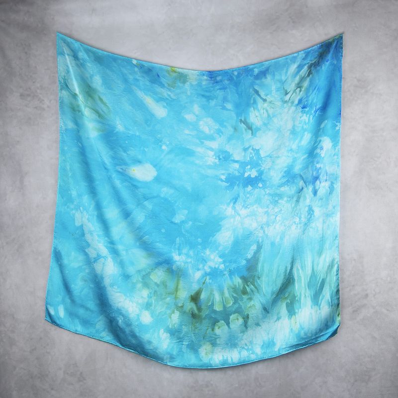 Luxusná hodvábna šatka LIMITED_337 – 100 % prírodný hodváb, 90 × 90 cm
