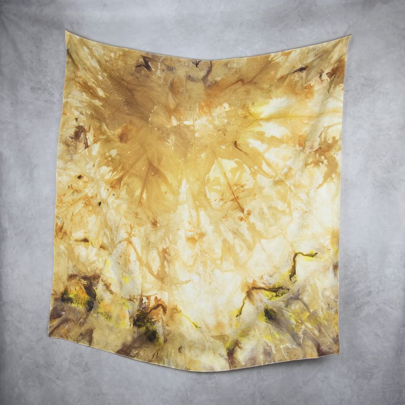 Hodvábna šatka VZOR_83, 100 % prírodný hodváb, 85 × 90 cm