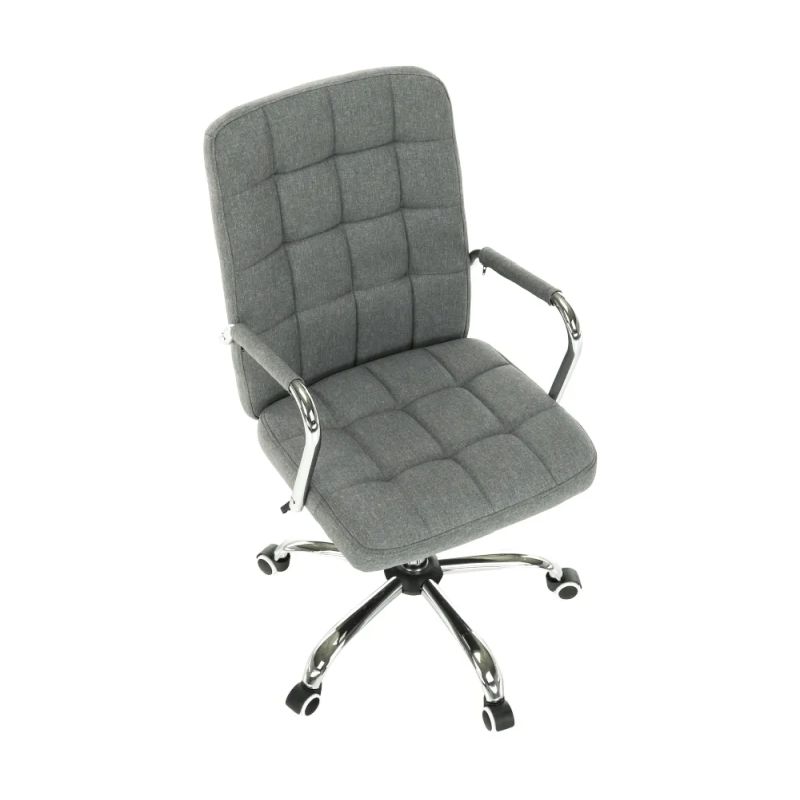Kancelárske kreslo v modernom sivom prevedení
