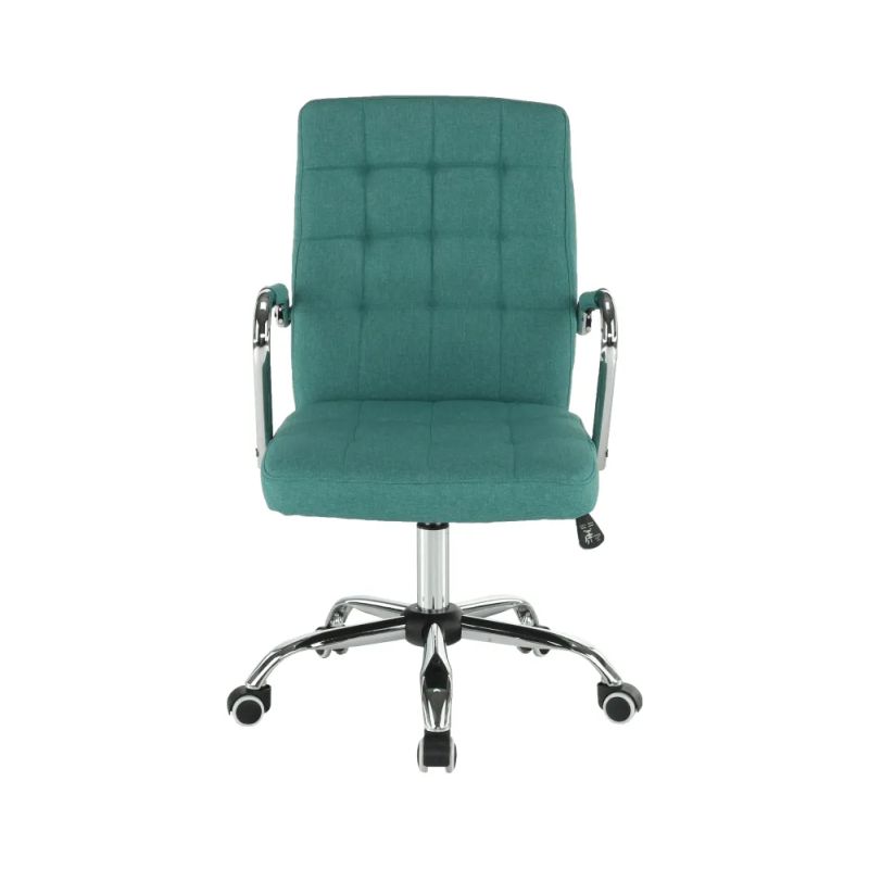 Kancelárske kreslo v azúrovo-zelenom prevedení