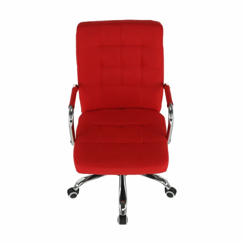 Kancelárske kreslo v modernom červenom prevedení