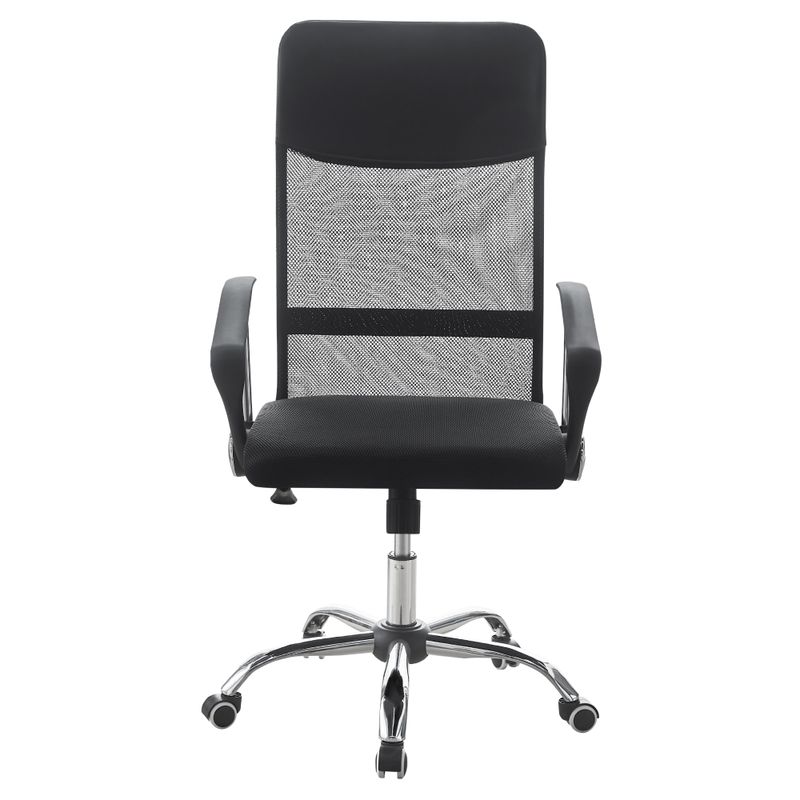 Nadčasové kancelárske kreslo v čiernej farbe