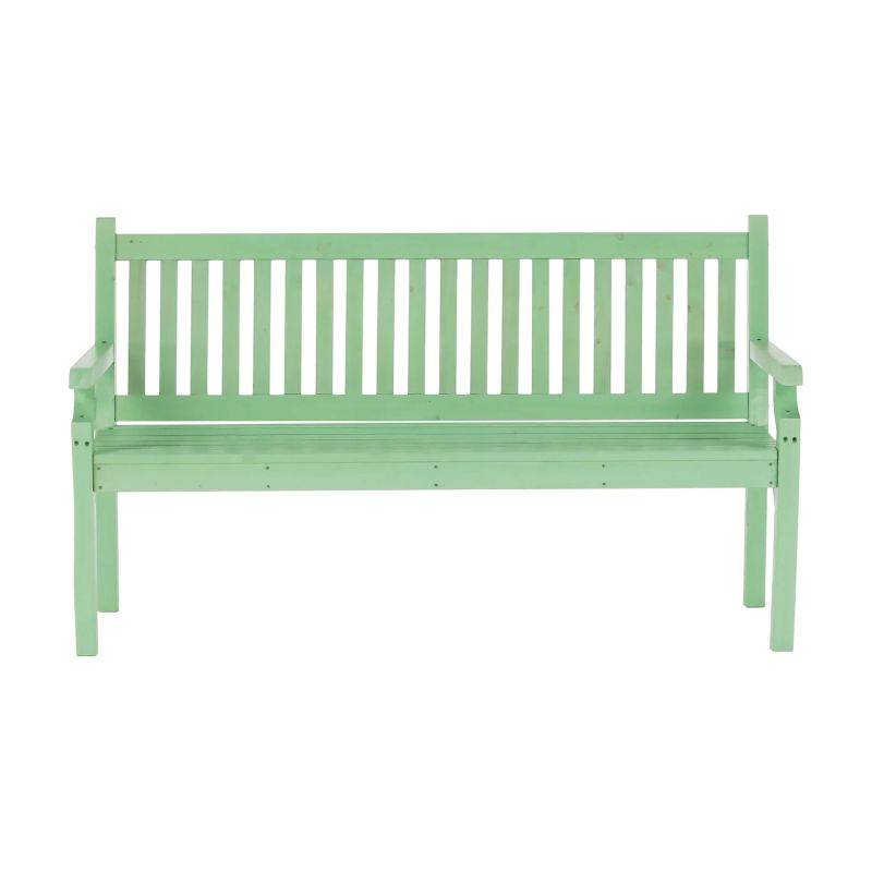 Drevená záhradná lavička s jedinečným dizajnom, neo mint, 150