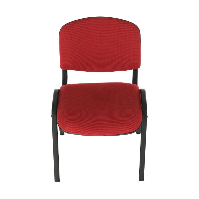 Kvalitná a pohodlná stolička s mäkkým sedením, červená