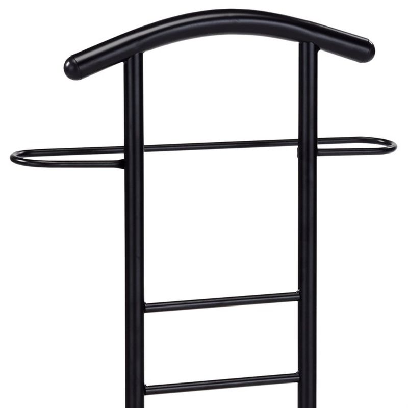 Nemý sluha so sedadlom čierny