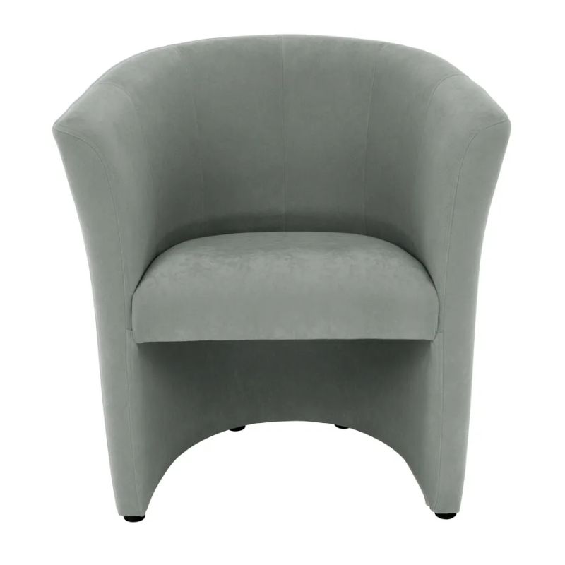 Elegantné kreslo, zelená látka