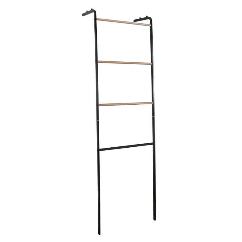 Vešiak/rebrík, čierny kov