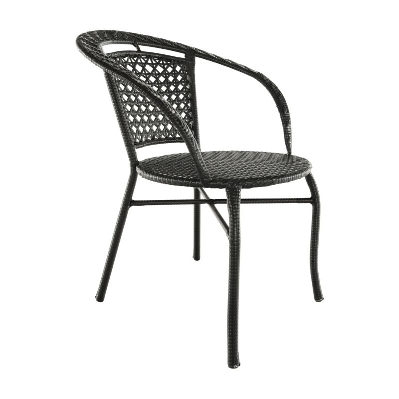 Záhradný ratanový set, 1+2, hnedá