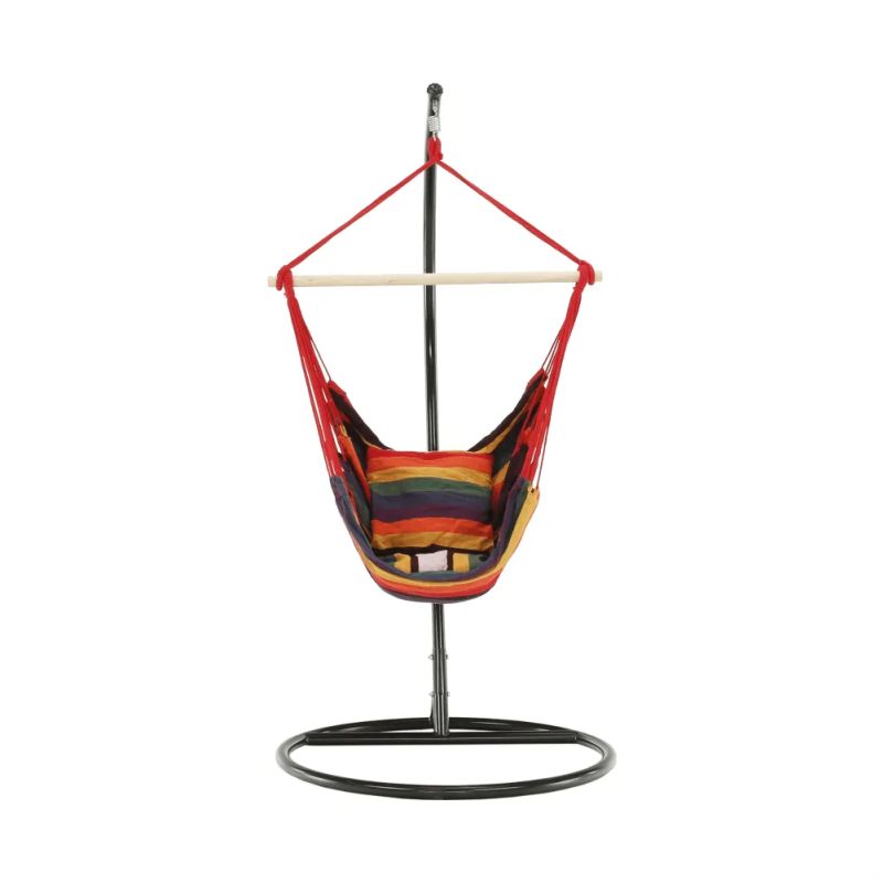 Závesné hojdacie kreslo červené