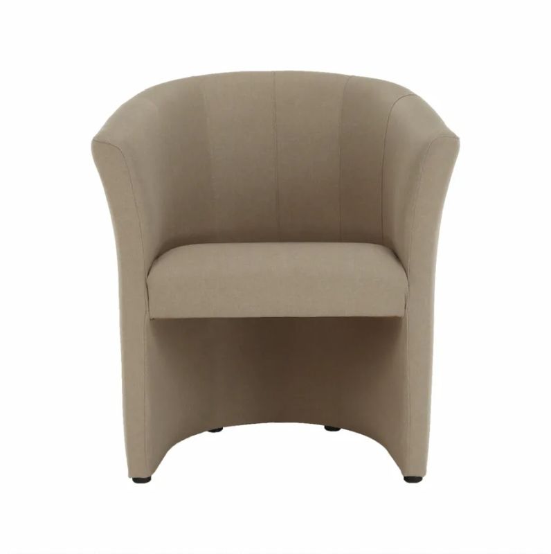 Elegantné kreslo, béžová látka