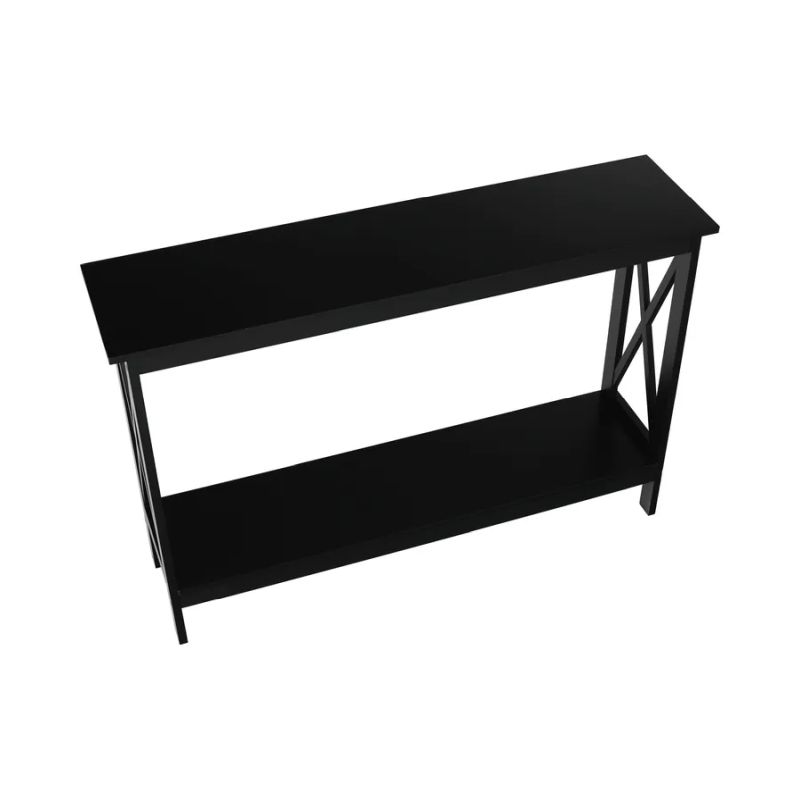 Jednoduchý konzolový stolík čierny