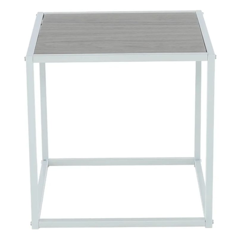 Jednoduchý všestranný príručný stolík, dub-biela