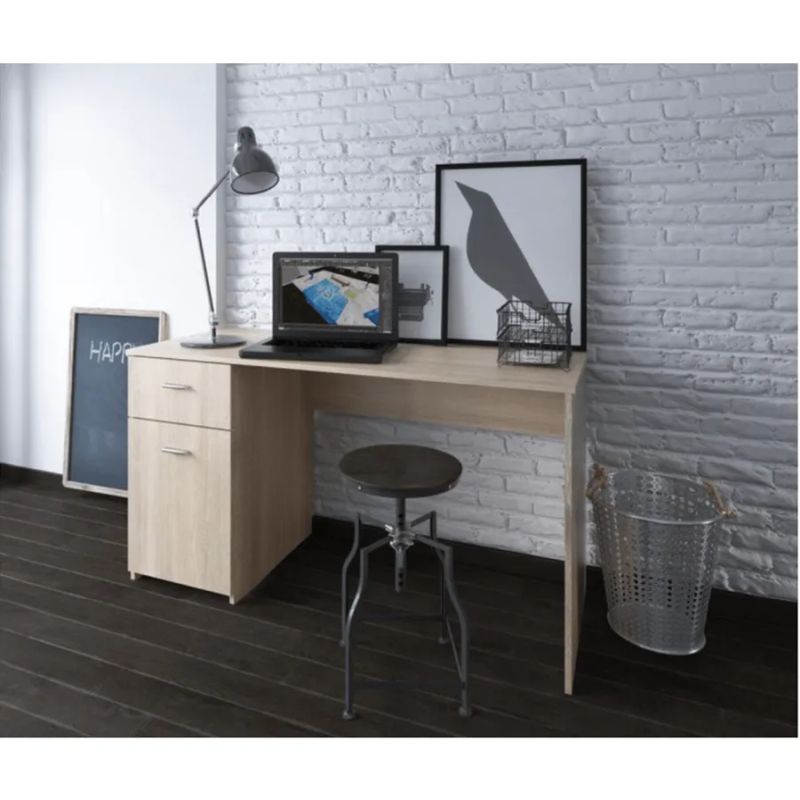 PC stôl z kvalitnej DTD laminovanej v prevedení dub sonoma