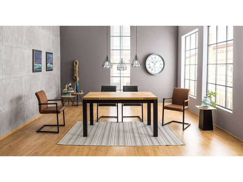 Mimoriadne elegantná jedálenská stolička, čierna/hnedá