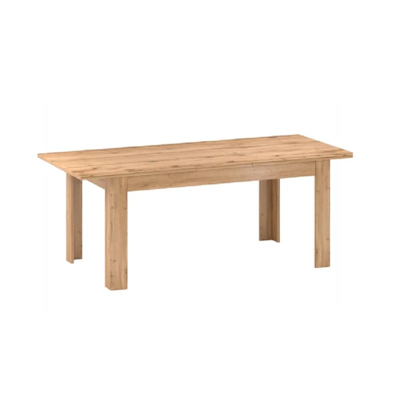 Rozkladací jedálenský stôl, 160-200cm, dub apalačský