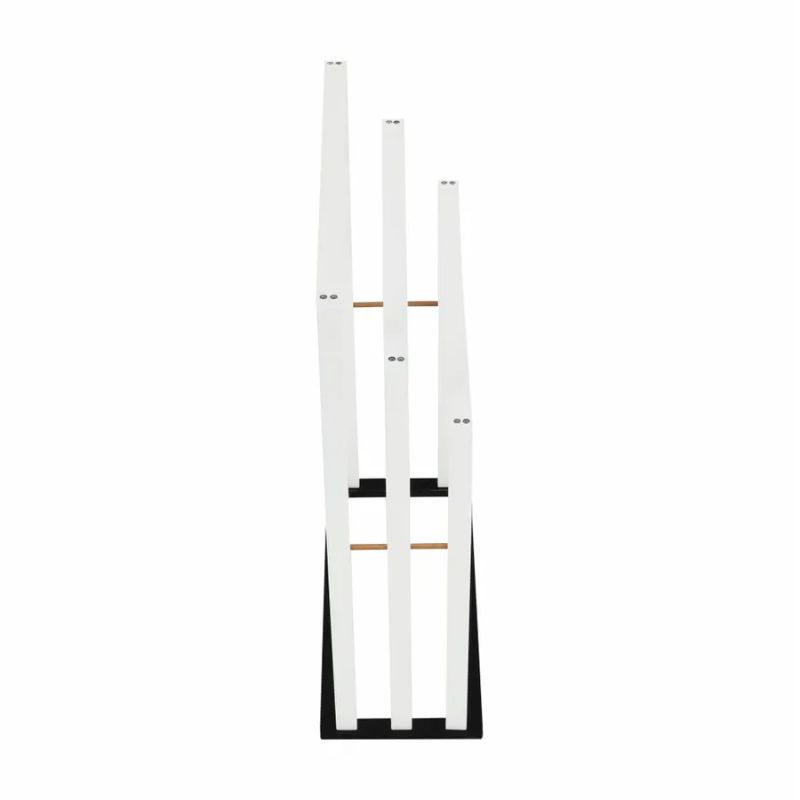 Stojan na uteráky biela-čierna