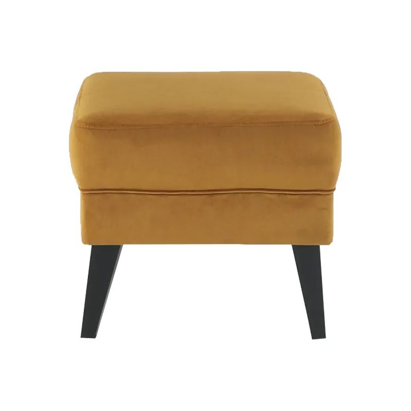 Moderný taburet, medená/čierna