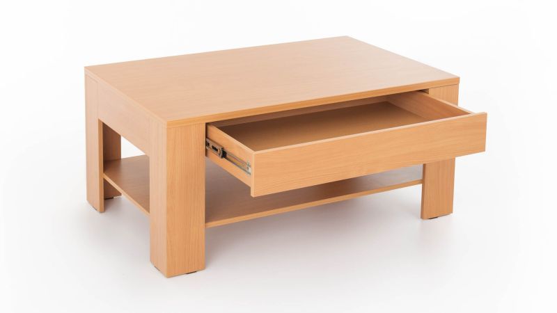 Konferenčný stolík z DTD so zásuvkou 110x70 - viac farebných prevedení