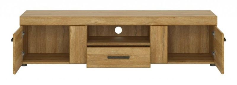 RTV stolík v dubovom prevedení 2D1S 40, dub grandson