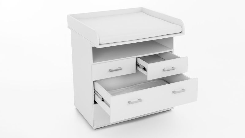 Komoda s prebalovacím pultom a matracom - viac farebných prevedení