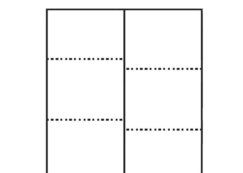 Moderná široká, nízka a hlboká komoda 2-dverová - viac farebných prevedení