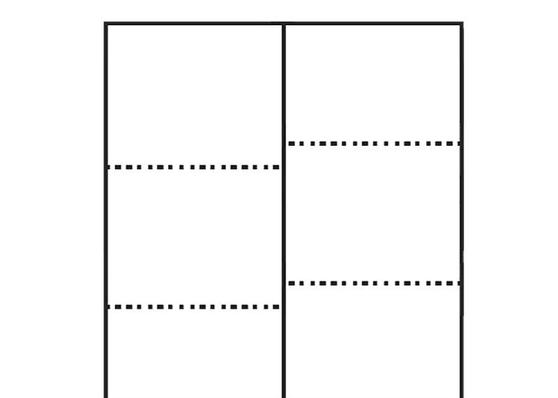 Moderná široká, nízka a plytká komoda 2-dverová - viac farebných prevedení