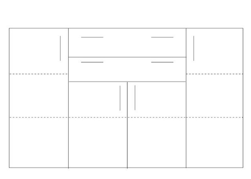 Štýlová komoda, 4x dvierka a 2x zásuvka - viac farebných prevedení