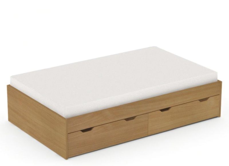 Posteľ s 2 zásuvkami, 120 - viac farebných prevedení