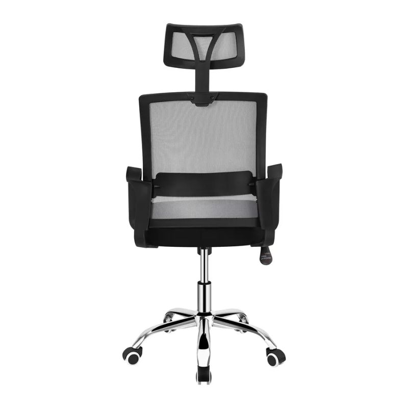 Kancelárske kreslo s ergonomickým tvarom, svetlosivá-čierna