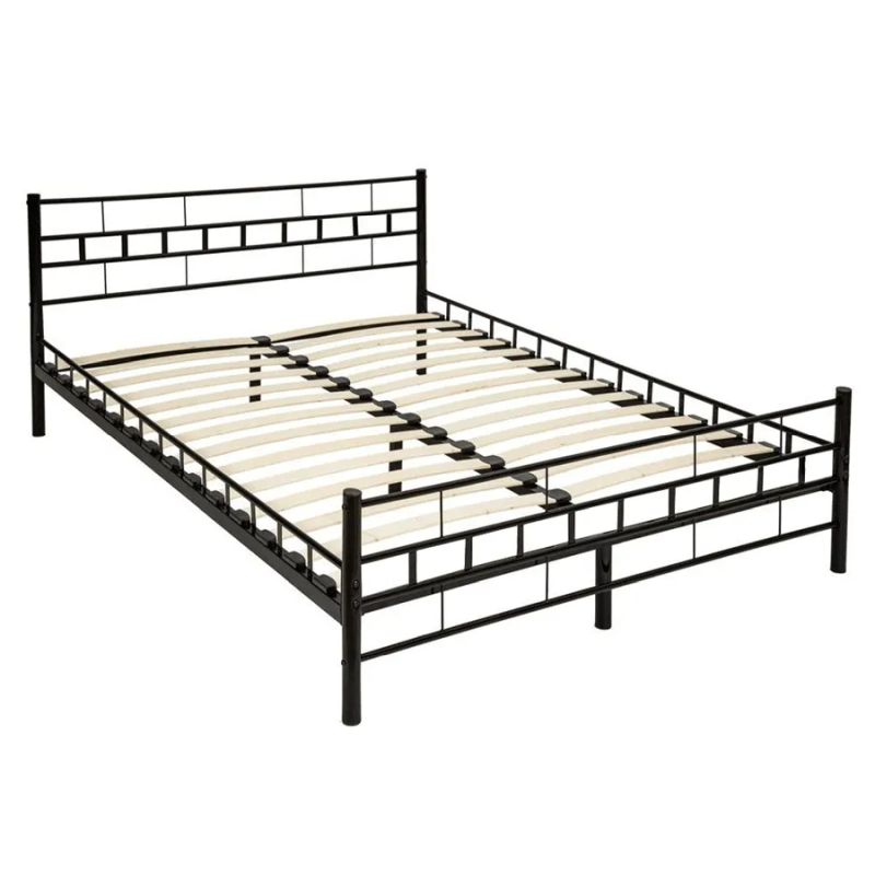 Posteľ z čierneho kovu 160