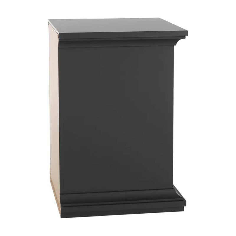 Nočný stolík v sivej farbe