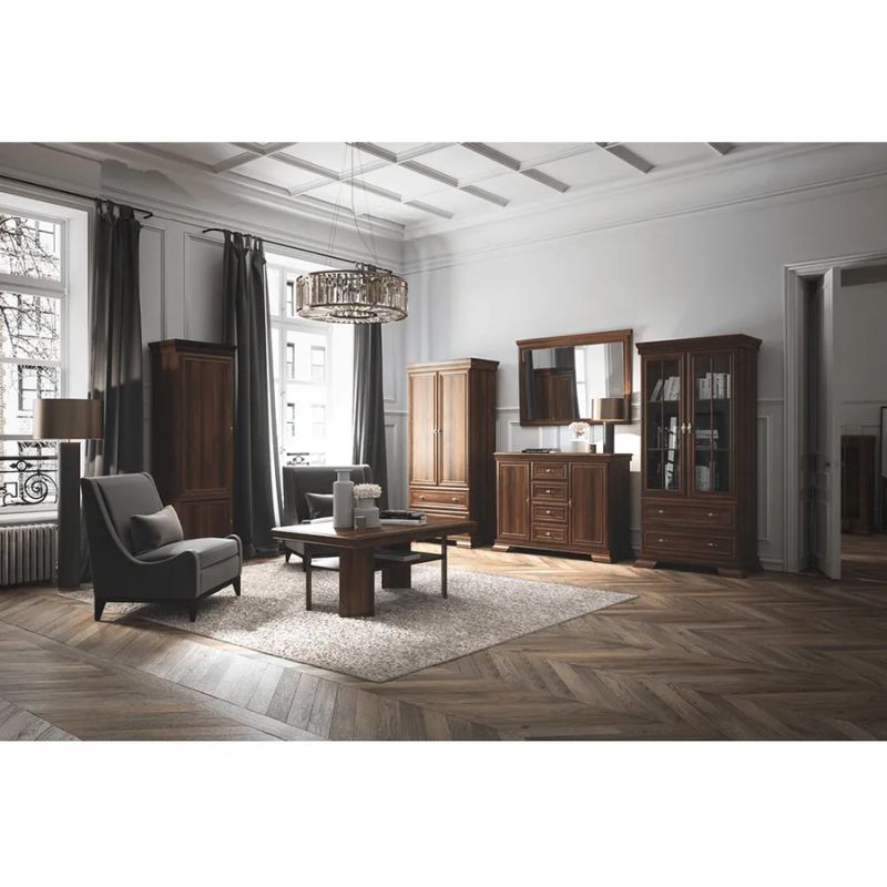 Komoda dvojdverová so zásuvkou, samoa king