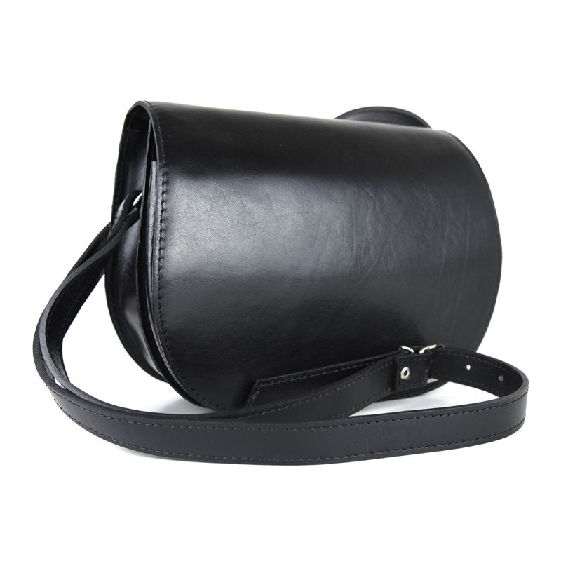 Luxusná kožená lovecká kabelka, skrytý magnet, čierna farba