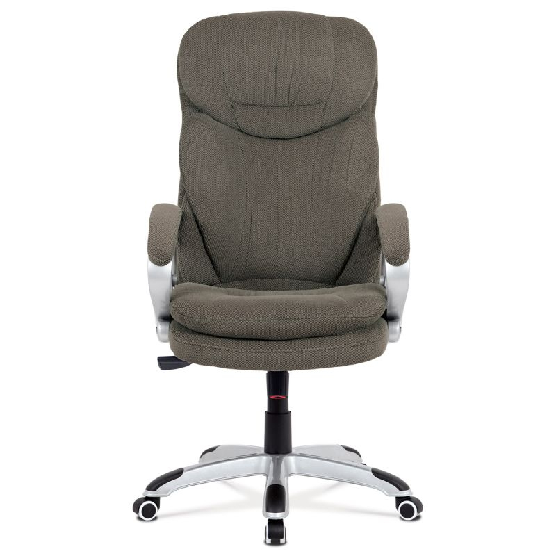 Elegantné kancelárske kreslo sivohnedej farby