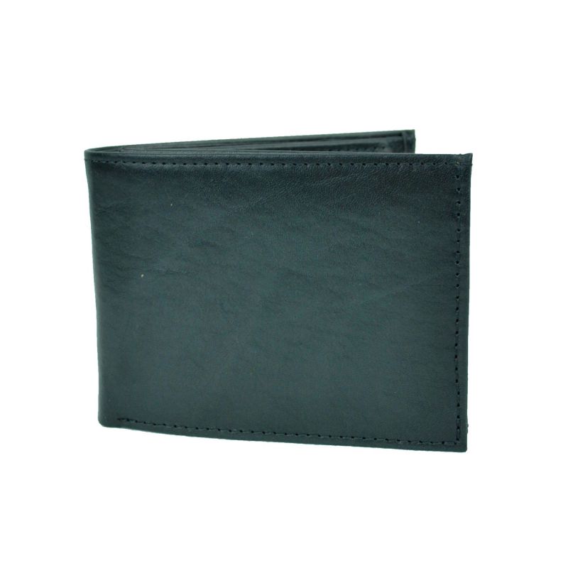 Luxusná elegantná peňaženka z pravej kože 8552 v čiernej farbe