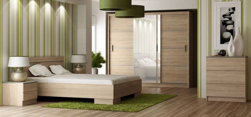 Komoda s troma zásuvkami, dub sonoma