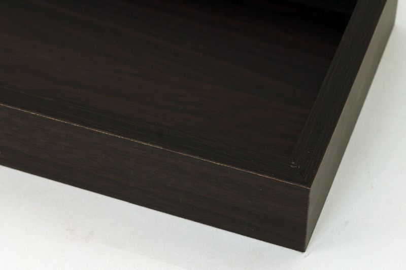 Polička na stenu vo farbe orech